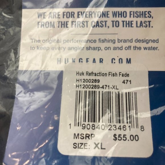 Huk Refraction Fish Fade Pursuit Shirt - Picture 10 of 11